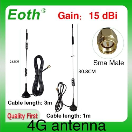 Eoth 1 2pcs4GWiFi IOT Antenne full band 15dBi high-gain signal 1880-2635MHz 4GHz WLAN Cellular modem WiFi Booster Signal Antenne