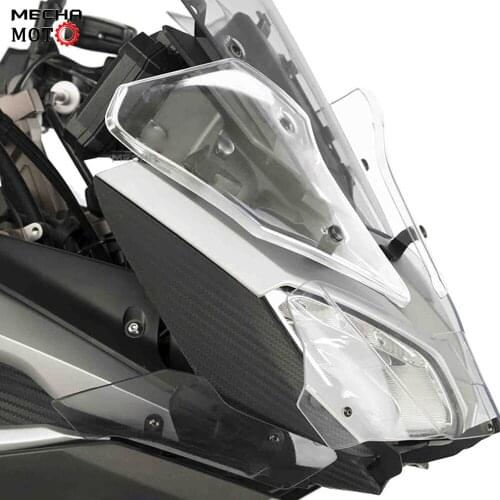 For Yamaha MT07 Tracer GT Tracer 700 GT MT 07 Transparent/ Smoke Motorcycle Windshield Windscreen Ventilation plate side panels