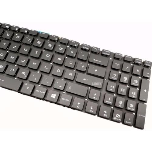 Deutsch (DE)/German Backlight keyboard for MSI Gaming GP72M 7RDX Leopard/GP72M 7REX Leopard Pro
