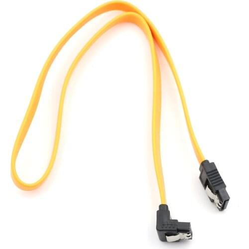1pc Computer Cables & Connectors 45CM SATA 3.0 III SATA3 6Gb / s SSD Hard Drive Data Direct / Right Angle Cable