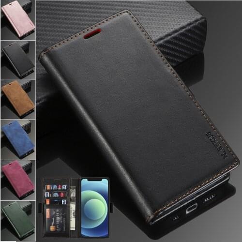 Leather Wallet Case For Samsung Galaxy A82 A72 A71 A52 A51 A50 A42 A41 A40 A32 A31 Luxury Flip Cover Coque Card Slots Magnetic