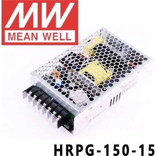 Original MEAN WELL HRPG-150-15 15V 10A meanwell HRPG-150 15V 150W Single Output with PFC Function Power Supply
