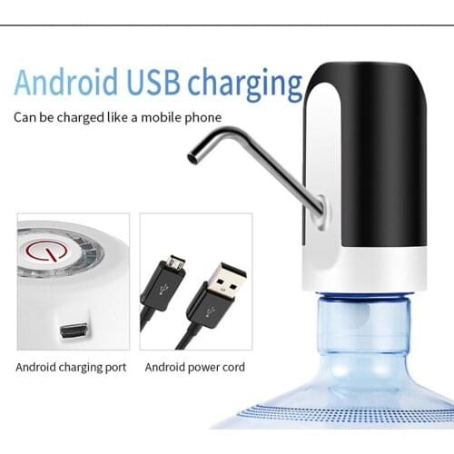 Portable Electric Water Dispenser USB Charging Automatic Barreled Water Pump Home Office Water Drinking Auto Switch Dispenser