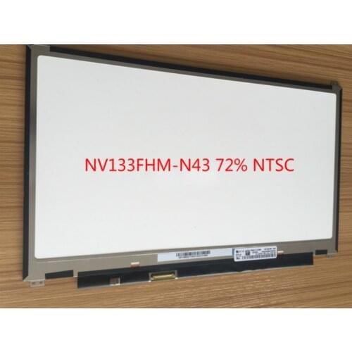 13.3" LCD Screen Display Panel Replacement NV133FHM-N43 Laptop TV NV133FHM For LG IPS matrix 1080P