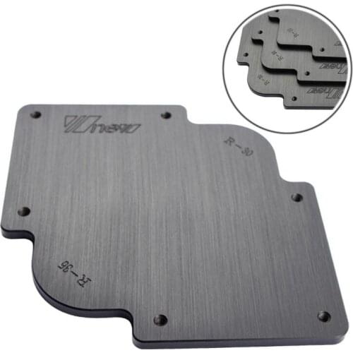 Aluminium Alloy Trimming Machine Fillet Gauge Trimming Machine Angled Ruler R Gauge Carpenter Woodworking Tool Set