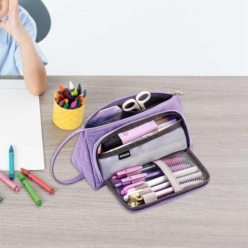 Super Pencil Case Kawaii Large Capacity Pencilcase School Pen Case Supplies Pencil Bag School Box Pencils Pouch Stationery