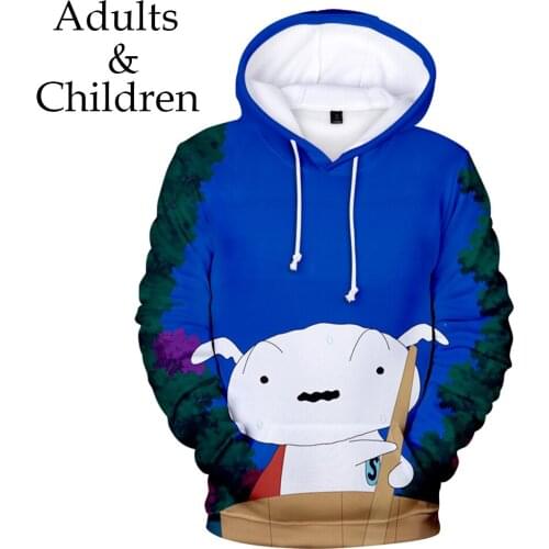 Boys/Girls Long Sleeve Hoodie SUPER SHIRO 3D Autumn/Winter Casual Funny Sweatshirts