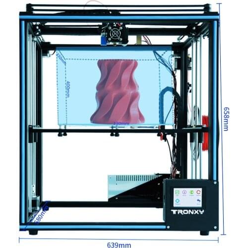 Tronxy X5SA Full Metal Professional Color Touch Screen 3D Printer DIY Kits with Auto leveling and Filament Sensor Impressora 3d