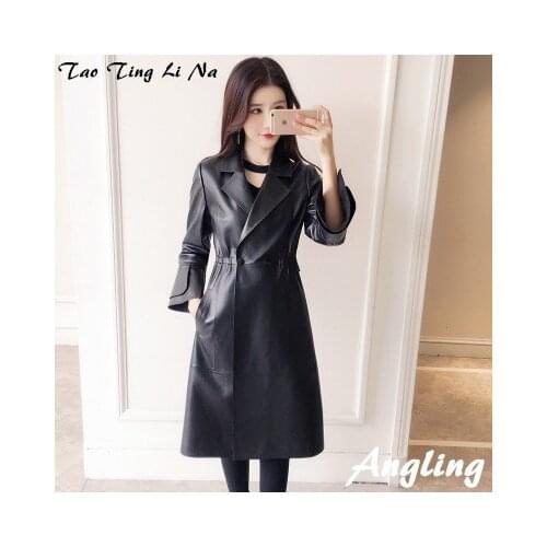 2021 Women Spring Genuine Real Sheep Leather Jacket R8