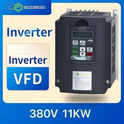 7.5KW 11KW 380V 3P Input 25A Frequency Inverter Triphase 3 Phase Output VFD Frequency Converter Motor Speed Controller 50/60Hz