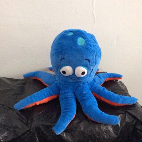 Free Shipping 30cm 11.8'' Blue Octopus Stuffed animal soft plush toys for baby doll good quality