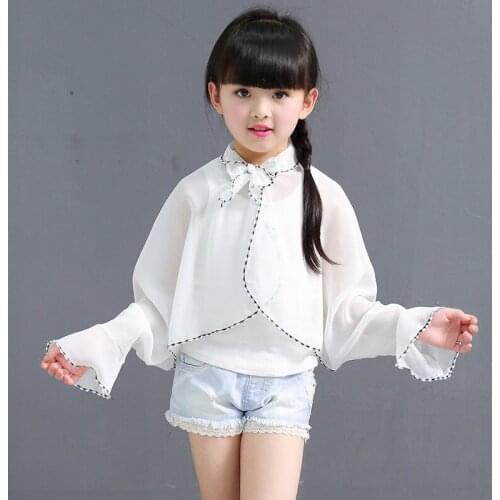 Child Sunscreen Shawl Summer Girl High Quality Fashion Outside Travel Scarf Children Anti-ultraviolet Sun Shade Sleeves H3141