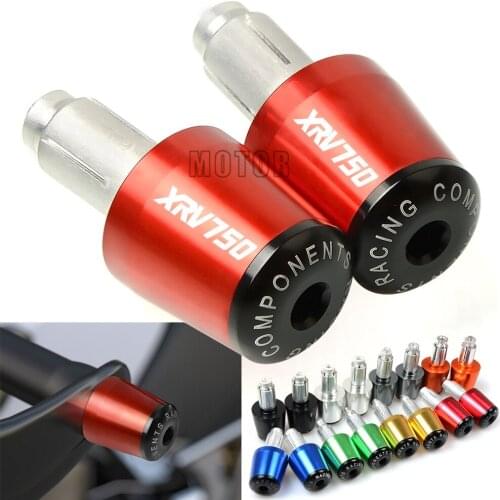 For Honda XRV750 L-Y Africa Twin 1990-2003 XRV 750 Motorcycle 7/8"22mm Aluminum Handlebar Grips Cap Handle Bar Ends Plugs Cover