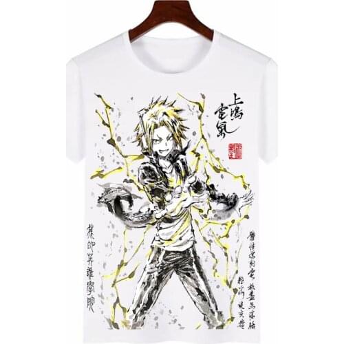 New Anime Boku no Hero Academia Ink Painting T Shirts t-shirt My Hero Academia Cosplay short sleeve Polyester men women t-shirt