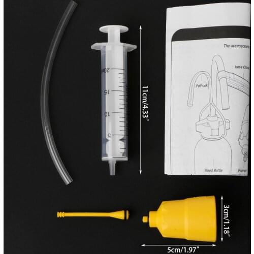1Set Bicycle Disc Brake Oiling Tool Oil Plug Funnel Bleed Kit