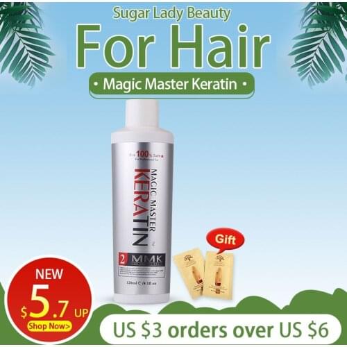 Keratin Hair Treatment MMK Magic Master Keratin Hair Products Without Formalin for Straighten Curly Hair Care Health Free Gift