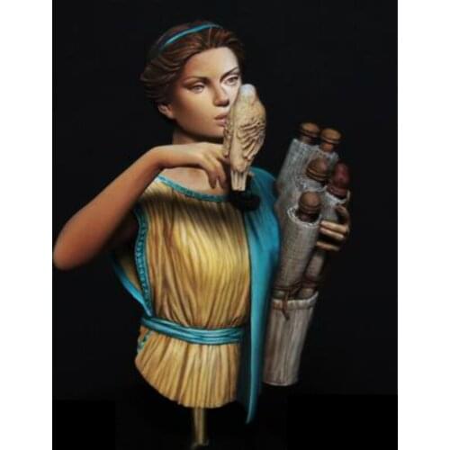 1/10 ancient Hipatia Civilian Reading BUST Resin Model Miniature gk Unassembly Unpainted