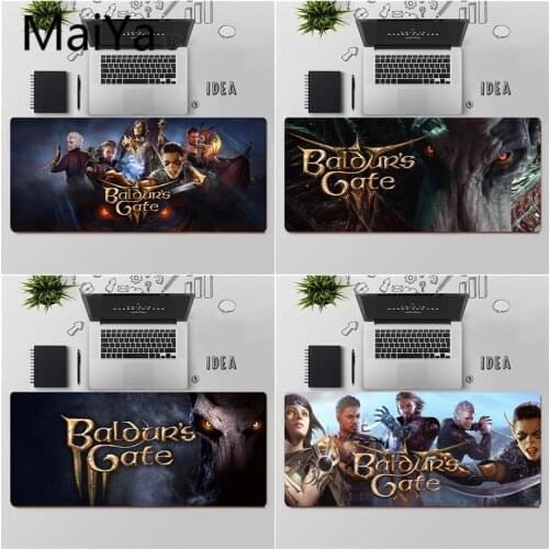 Maiya Top Quality Baldurs Gate 3 Natural Rubber Gaming mousepad Desk Mat Free Shipping Large Mouse Pad Keyboards Mat