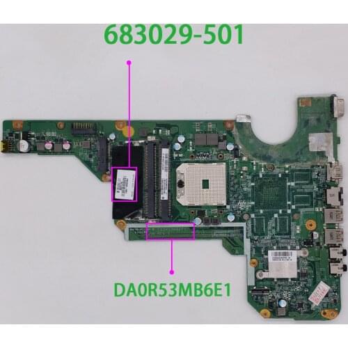 For HP G4 G6 G7 G7Z G6-2000 Series 683029-001 683029-501 683029-601 DA0R53MB6E1 Laptop Motherboard Tested & Working Perfect