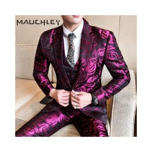 MAUCHLEY Mens Casual Suits