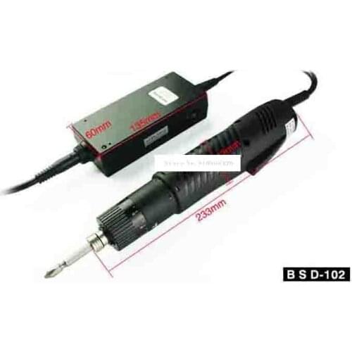 New Arrival Power Tools BSD-102 Straight Plug Type Electric Screwdriver, Adjustable Torque 4-35kgf.cm 220V 45W 1000r/min 6.35MM