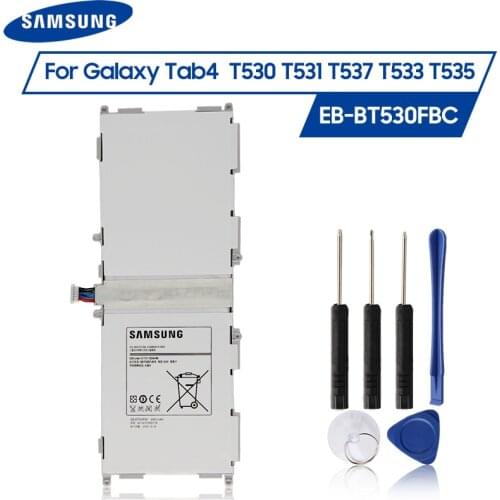 Original Samsung Tablet Battery EB-BT530FBU EB-BT530FBC For Samsung GALAXY Tab4 Tab 4 SM-T530 T531 T535 T537 T533 T535 6800mAh