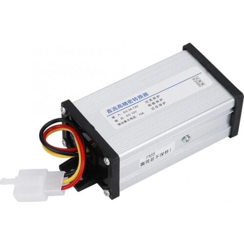 36V-72V Electric Bike DC Converter E-Bike Direct Current High Precision Convertor Converter DC 36V/48V/60V/64V/72V to 12V10A