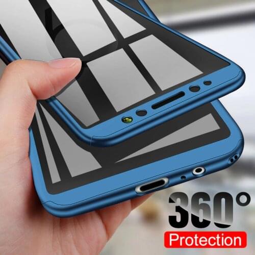 Luxury 360 Full Cover Phone Case For Samsung Galaxy S10 S9 S8 Plus S10E Shockproof Case A10 A20 A40 A50 A60 A70 M10 M30 Note 8 9