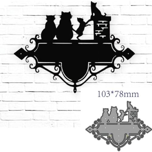 Chimney Animals Shape Metal Cutting Die DIY for Scrapbooking Decoration Crafts