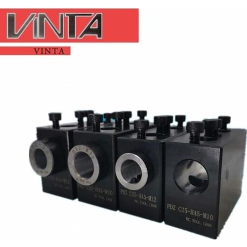 Sieg Mini Lathes Accessories Lathe Tool Holder Turning Rotatable Lathe PDZ-C25-H50-M10-50 Clamp row punching PDZ-C25-H45-M10-50