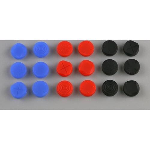 6 In 1 Silicone Grip Cap Joystick Analog Button Kit Cover Case For PS Vita PSV 1000/2000 3sets/lot