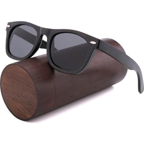 2020 Handmade Bamboo Wood Sunglasses Men Polarized Vintage glass Brand Travel Retro Square Sun Glasses Shades for Women