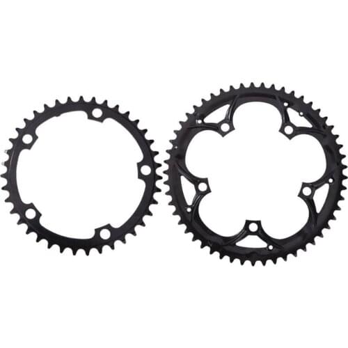130mm Mountain Road Bike BCD Tooth Disc Crankset Chainring Cycling Parts 39T 53T Chain Ring Chainring tooth for Folding bike