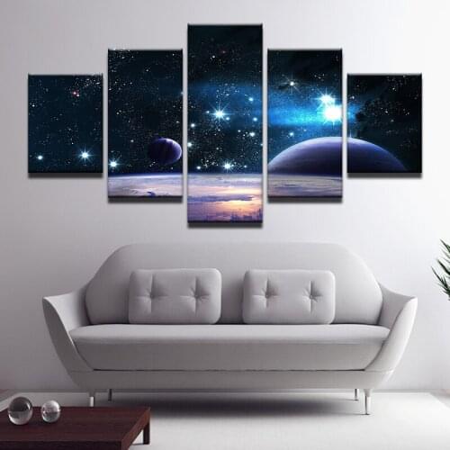 5 Panel Space Universe Sky diamond painting 5d Diy Cross Stitch full square round Diamond Embroidery Sale mosaic diamond art
