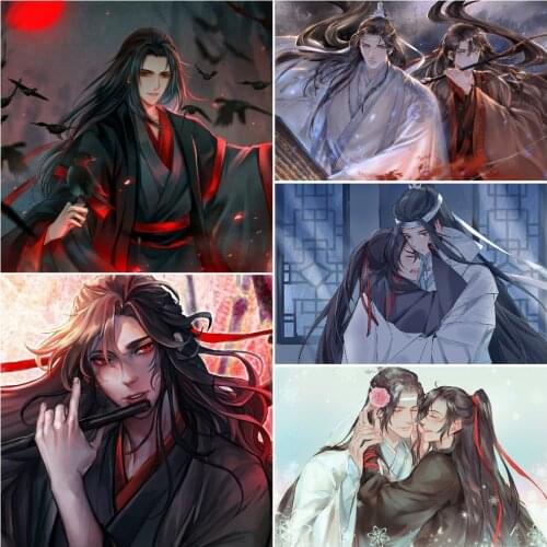 5D Diamond Painting Mo Dao Zu Shi Full Square Diamond Embroidery Cross Stitch Mosaic Rhinestone Crafts Kit Home Decoration