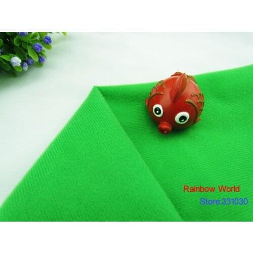 9602# Green Color Loop Fleece fabric can stick by Magic tape/DIY patchwork Stuffed toys sofa brushed velboa velvet(10 pieces)
