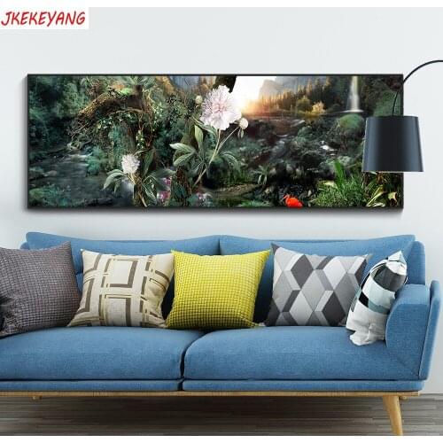 Large Wall Art Pictures 5D Diy diamond painting Beautiful scenery Diamond Mosaic sale Rhinestone Embroidery cross stitch Y3409