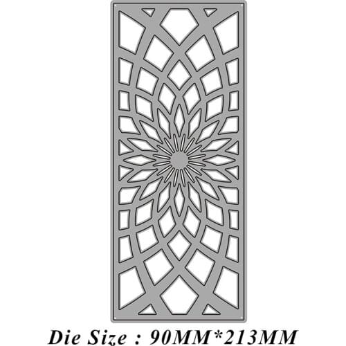 Flower Hollow Frame New Metal Cutting Dies for 2021 Scrapbooking No Stamps Stencil Cuts Crafts Decoration Molds Cutter Paper
