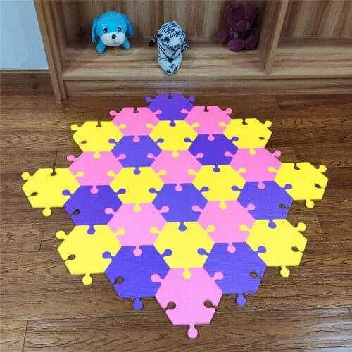 JCC 6/9/15/27/36pcs Baby EVA Foam Puzzle Play Mat Blocks /kids Rugs carpet Interlocking Exercise Floor for children Tiles