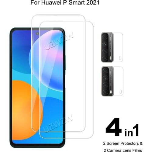 For Huawei P smart 2021 Camera Lens Film Protective Glass Screen Protector Guard Tempered Glass