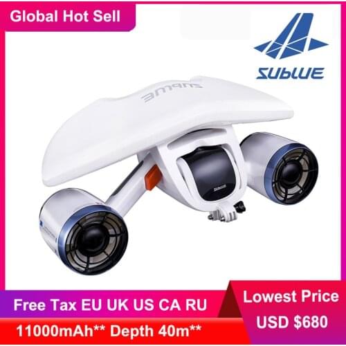 New Trident Waterproof Underwater Scooter Electric thruster Scooter Two Speed Propeller Diving Pool hand-held Diving equipment