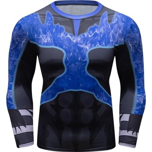 Cody Lundin Boxing Shirts Jersey 3D Print Rash Guard Muay Thai Long Sleeve Fitness MMA BJJ Fightwear Sport Shirts