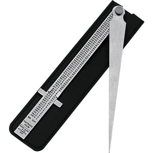 1set high precision taper feeler gauges 1-15mm Stainless Steel Depth Ruler gap Hole Welding Inspection Measurement repair Tool