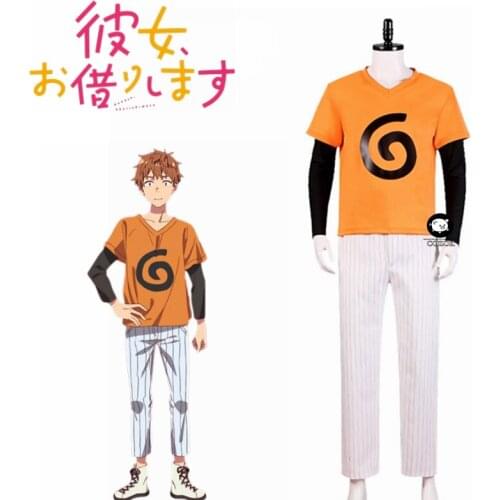 Rent a Girlfriend Kanojo Okarishimasu Kinoshita Kazuya Cosplay Costume Halloween New Years Christmas Clothing