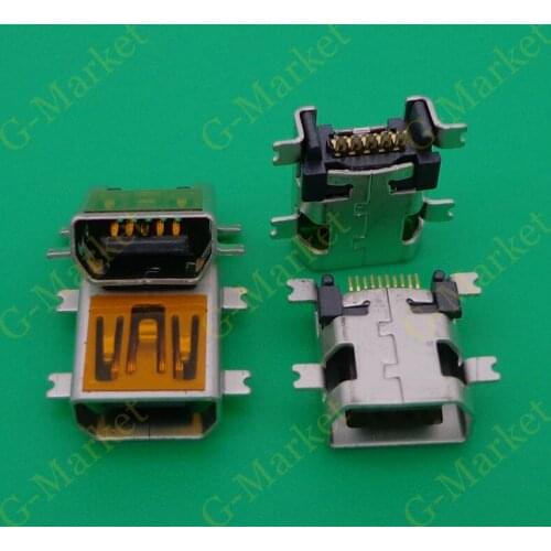 Mini USB Type B 10 Pin SMT SMD Mount Jack Connector Charging Socket v3 port for Coolpad D550 D508 W700 F600 F800 F650 N900 E270
