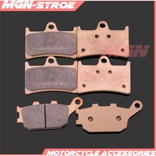 Motorcycle metal sintering brake pads For YZF1000 YZFR1 R1 2004 2005 2006 YZF600 YZFR6 R6 03-16 FZ-1N FZ6N FZ8N MT07 MT-09 MT-10