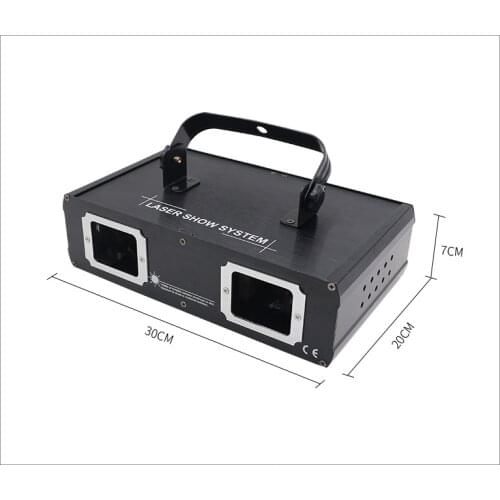 New Double Head Red Green And Blue Full Color Line Scanning Laser Light With DMX Control For Disco Dj Party Wedding Laser Light