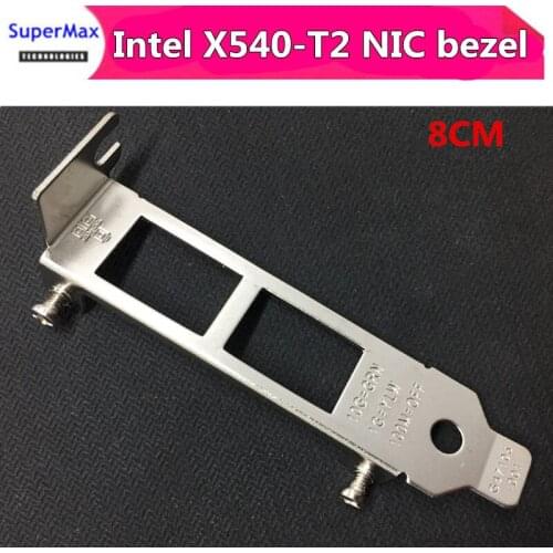Suitable for Intel x540-T2 PCI-E 10G network card dual port 2U half-height chassis bezel 8CM short baffle free shipping