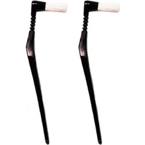 Portable Wooden Handle Soft Hair Espresso Coffee Maker Machine Brush Cleaner