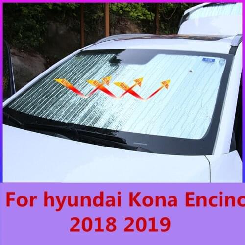 Sun visor Sunscreen heat insulation Visor Car window Sun visor Auto Accessories For Hyundai Kona 2015-2020